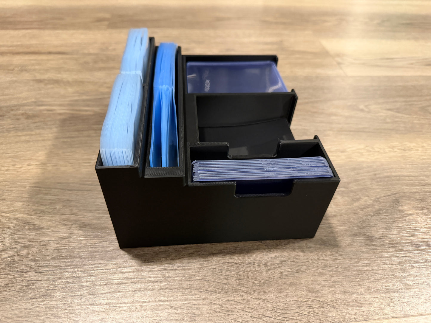 Card Sleeving Station – Trading Card Double Sleeving Organizer for TCG | MTG (Magic the Gathering), Pokémon, Lorcana, Yu-Gi-Oh, etc.