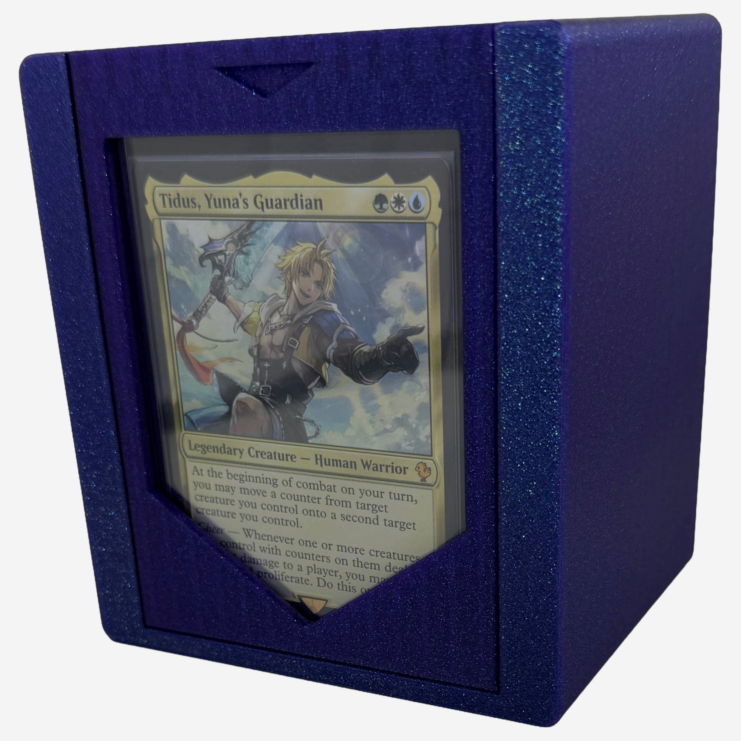 Commander Card Box Commander Deck Box - Holds Up To 100 Double-Sleeved Cards – Game Tech 3D