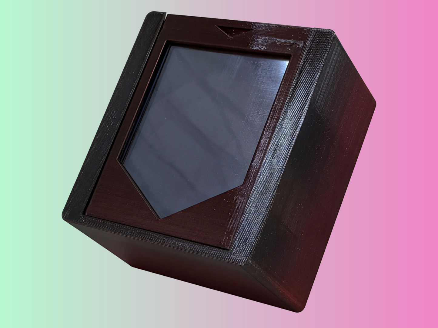 60 Card Showcase Deck Box - Holds Up To 60 Double-Sleeved Cards with Toploader Display